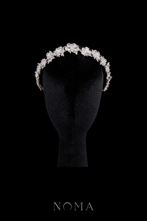 HMC-202400003-Abstract-Pear-Floral-Crown-Rhodium-White-Gold