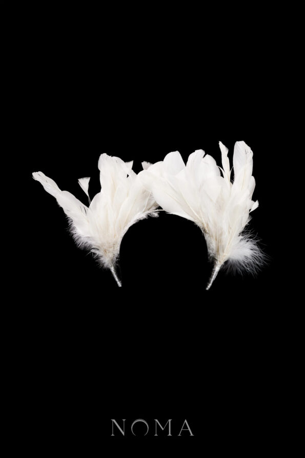 HMV-202200006-The-Swan-Headband-White-Silver-White