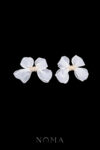 HMV-202400010-Bow-and-Bling-Hairclip-Set-Gold-White-2-pcs