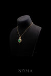 JJW-202400020-Superior-Arrangement-Oval-Jade-Pendant-18k-Yellow-Gold-Jade