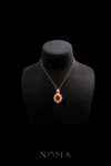 JJW-202400021-Superior-Arrangement-Oval-Jade-Pendant-18k-Yellow-Gold-Red-Jade