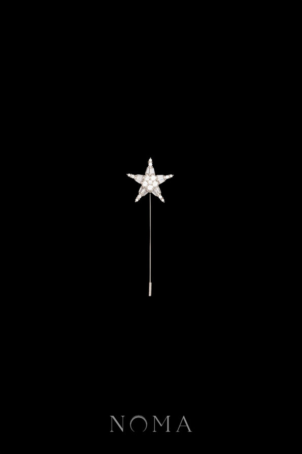 MEN-202400033-Star-L-Lapel-Pin-Rhodium-White-Gold