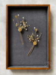 Floral Harmony Hairpin Pair - 18k Yellow Gold (1 pair)