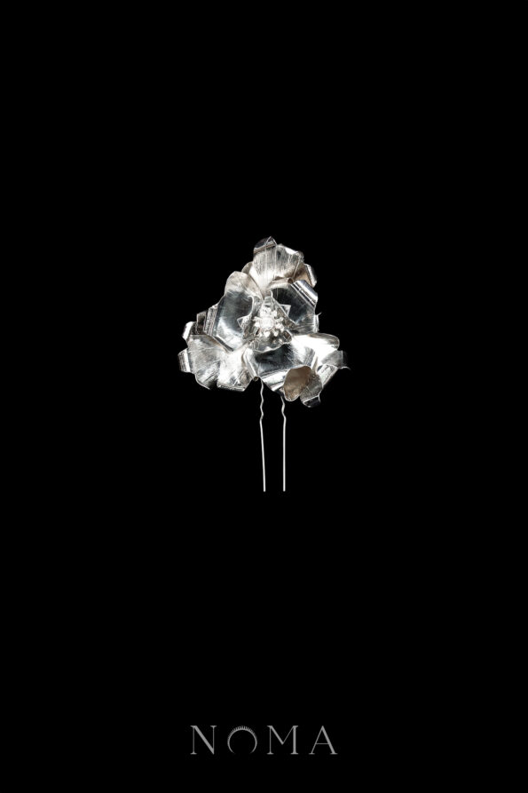 925-202400019-Floral-Art-Single-Hairpin-Rhodium-White-Gold