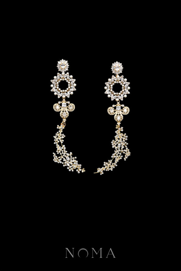 ACC-202500001-Oval-Shine-Curved-Branch-Earrings-Gold