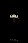 Golden Blossom Grass Hairpin - Gold, Yellow