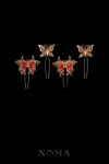 CHN-202400213-Flying-Butterflies-Dream-Hairpin-Set-Gold-Green-4-pcs