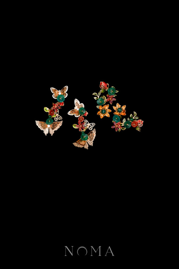 CHN-202400217-Tiny-Butterflies-Dream-Hairvine-Set-Gold-Green-4-pcs-1