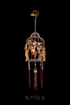 Colorful Bamboo Forest Birdcage Handpiece - Gold