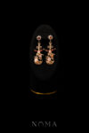 Instrumental Harmony Earrings - Gold, Ruby