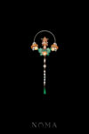 Pagoda on Lotus Knob Hairpin - Gold