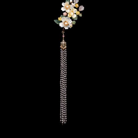 Floral Bright Day Hairvine - Gold (Left)