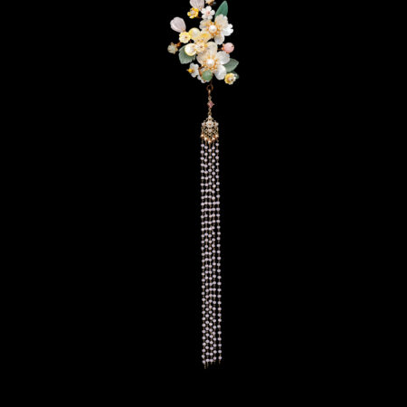 Floral Bright Day Hairvine - Gold (Right)