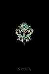 CHN-202500004-Colorful-Mosaic-Flying-Butterfly-Middle-Gold-Turquoise