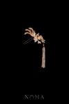 Heritage Phoenix Petals Hairpin - Gold (Left)
