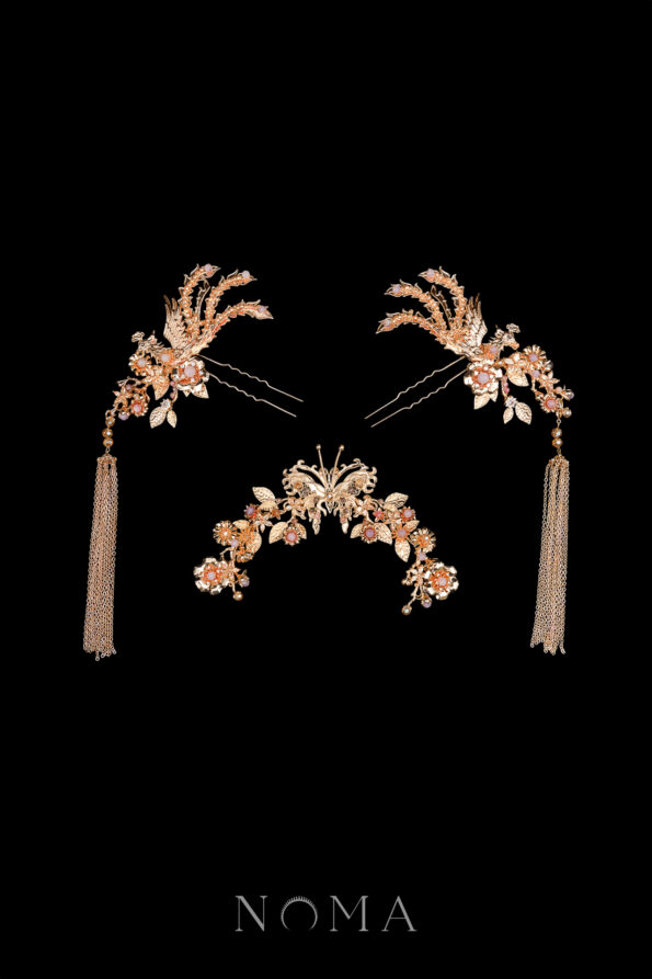CHN-202500036-Heritage-Butterfly-Phoenix-Petals-Simple-Set-Gold-3-pcs-2