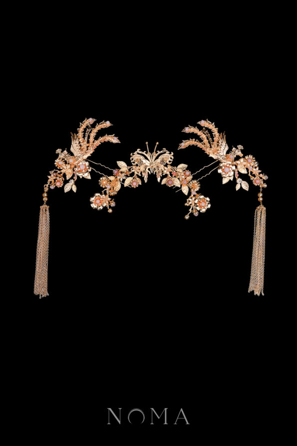 CHN-202500036-Heritage-Butterfly-Phoenix-Petals-Simple-Set-Gold-3-pcs