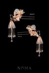 CHN-202500040-Crane-Floral-Inspiration-Hairpin-Gold-Right