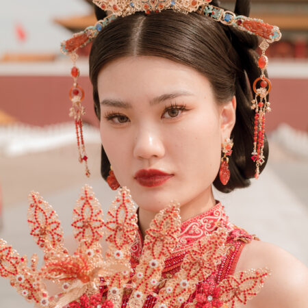 Fire Heritage Stone Middle - Gold, Red