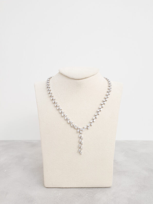 DJW-201900400-Simple-Marquise-Drop-Necklace-Rhodium-White-Gold