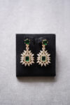 DJW-202100113-Vintage-Marquise-Cushion-Drop-Earrings-18k-Yellow-Gold-Emerald