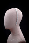 Triple Round Diamond Headband or Belt - Rhodium White Gold