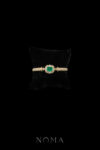 DJW-202300099-Oriental-Art-Bangle-18k-Yellow-Gold-Emerald