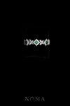 Lux Princess Bracelet - Rhodium White Gold, Emerald