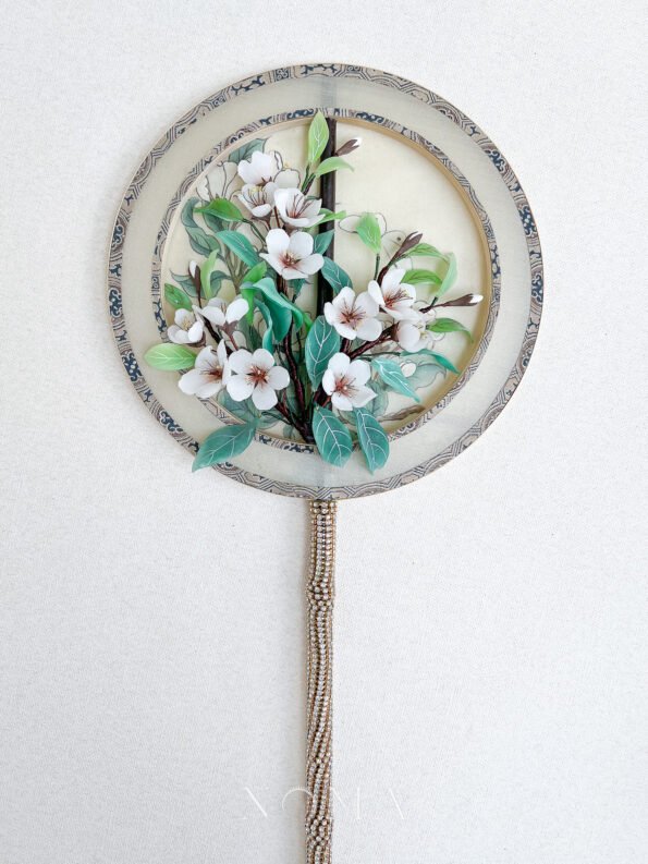 FLR-202100041-HS-Pastel-Sakura-Fan-Gold-White