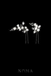 FLR-202400039-CC-Lily-of-the-Valley-Arrangement-Hairpin-Set-White-Silver-White-2-pcs