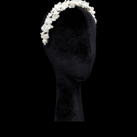 CC Orchid Garden Hairvine - White Silver, White