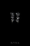 FLR-202500046-LR-Floral-Element-Earrings-White-Gold-Black