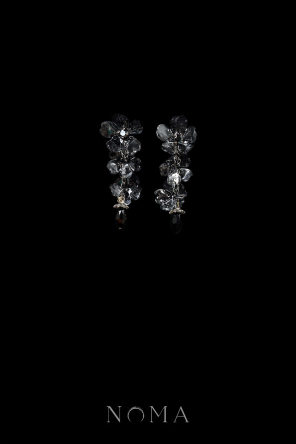 FLR-202500046-LR-Floral-Element-Earrings-White-Gold-Black-1