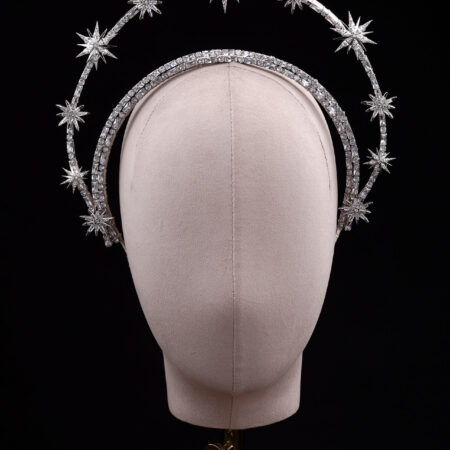 Meteorite Starlite Crown - Rhodium White Gold