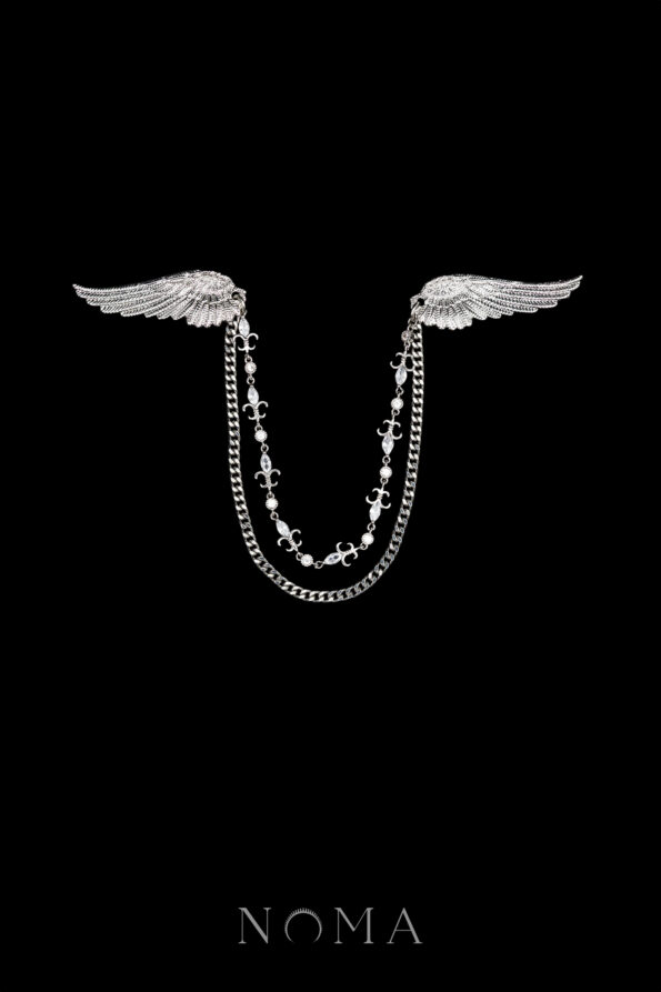 MEN-202400063-Wings-M-Chain-Pin-Rhodium-White-Gold