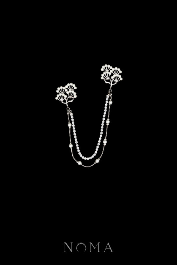 MEN-202400068-Double-Willow-Chain-Pin-Rhodium-White-Gold-White