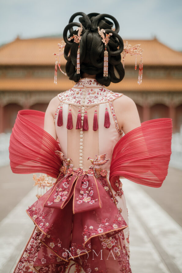 CHN-202500102-Colorful-Phoenix-Heart-Branch-Side-Hairpin-Gold-Pink-Left-2