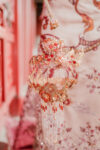 Colorful Phoenix Heart Lantern - Gold, Pink