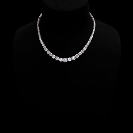 Aster Choker - Rhodium White Gold