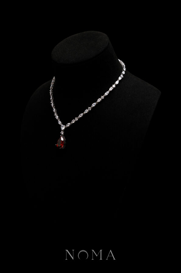 DJW-202400045-Pear-Heart-Raindrop-Necklace-Rhodium-White-Gold-Ruby-S-1