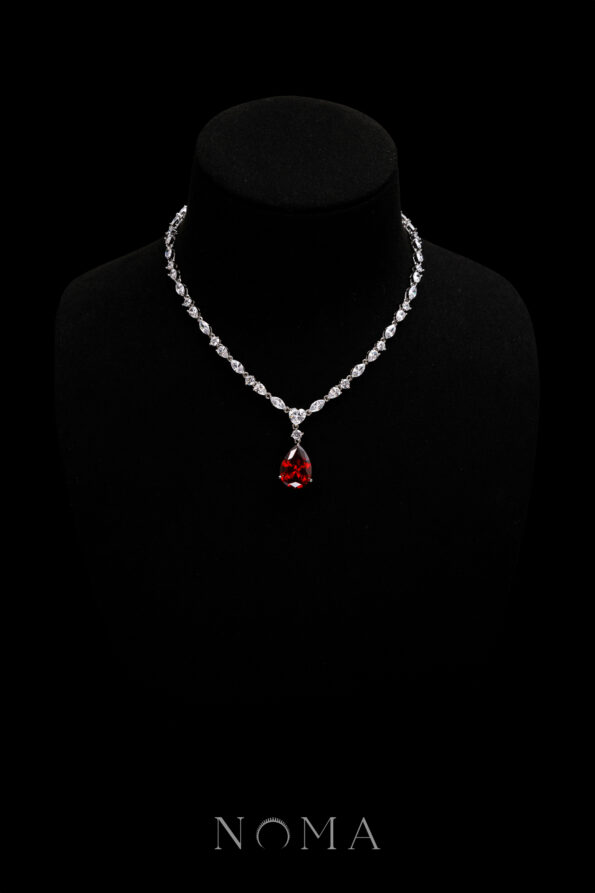 DJW-202400045-Pear-Heart-Raindrop-Necklace-Rhodium-White-Gold-Ruby-S