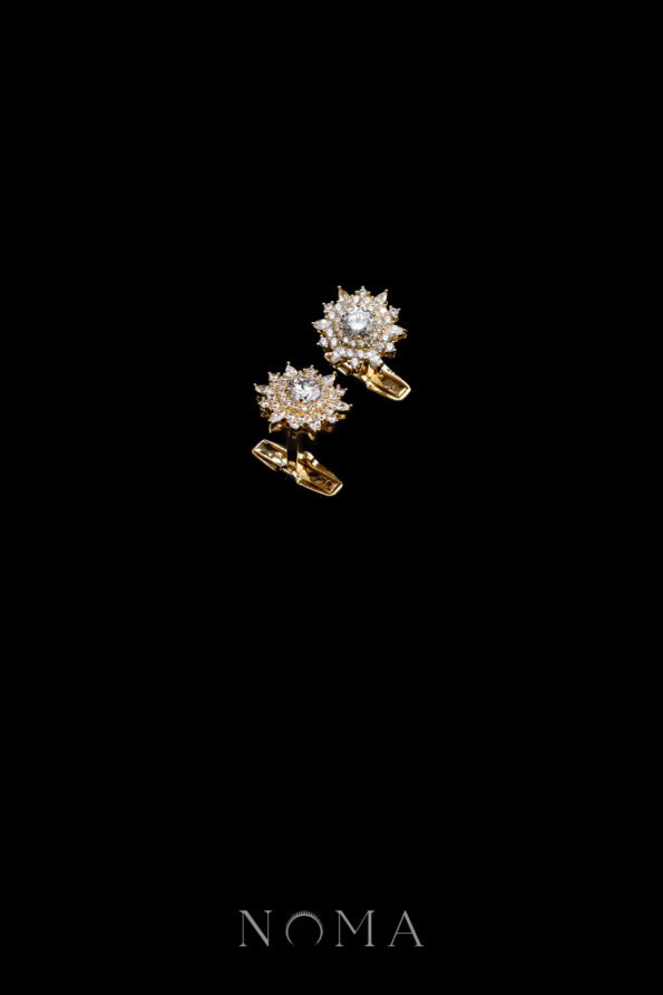 MEN-202400046-Snowflakes-M-Cufflinks-18k-Yellow-Gold-1