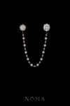 MEN-202400061-Radiance-Snowflakes-Chain-Pin-Rhodium-White-Gold