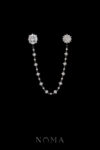 MEN-202400061-Radiance-Snowflakes-Chain-Pin-Rhodium-White-Gold