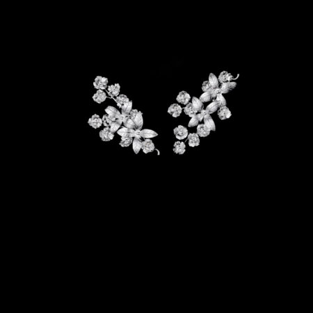 Floralines Hairpin Simple Set - Doff Silver (2 pcs)