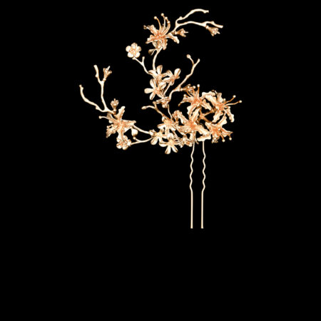 Curvature Orchid Hairpin - Doff Gold