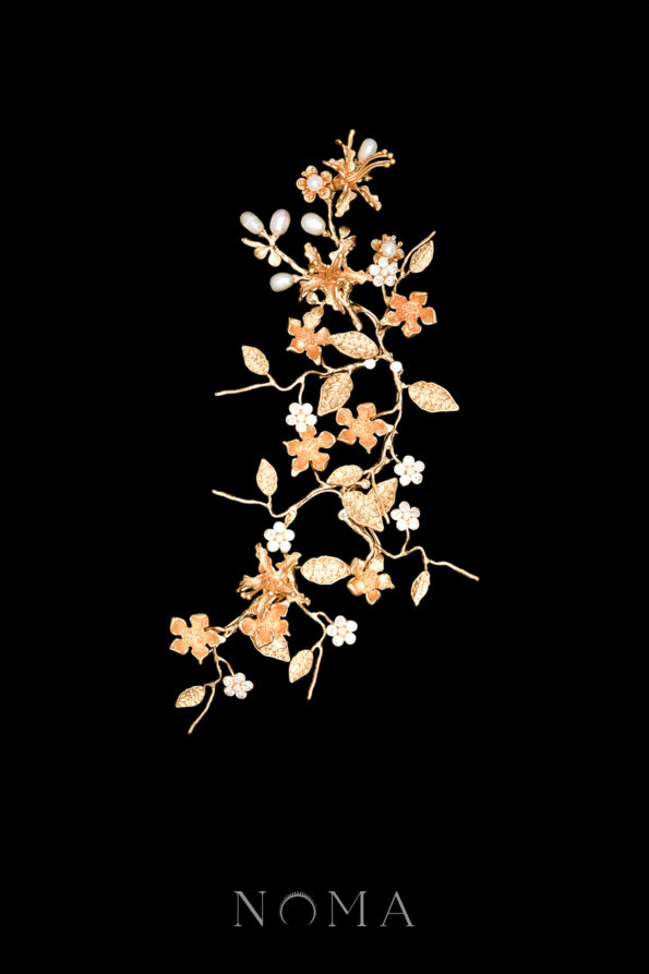 925-202400009-Orchid-Floral-Hairvine-Doff-Gold