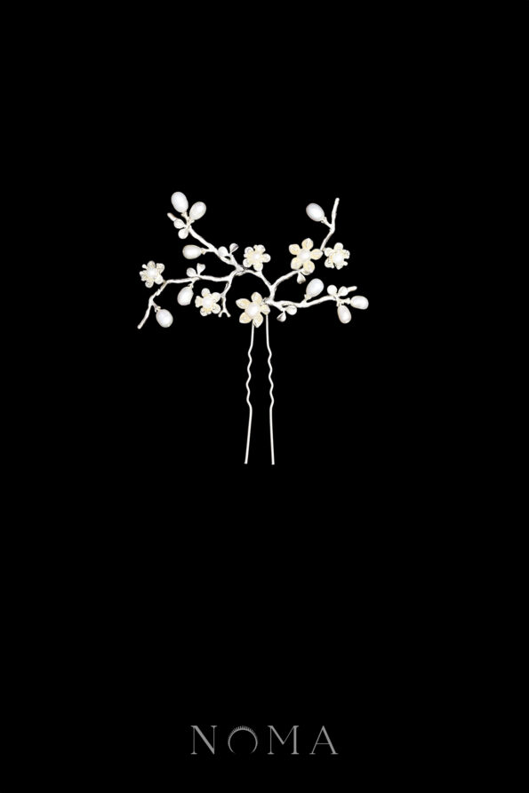 925-202400013-Floral-Tree-Center-Hairpin-Doff-Silver