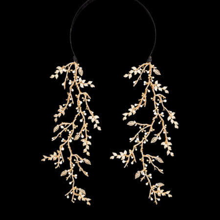 Royal Twigs Vinery Earrings Headband - Gold