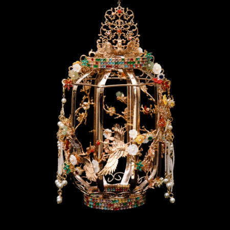 Crane Harmony Lantern - Gold